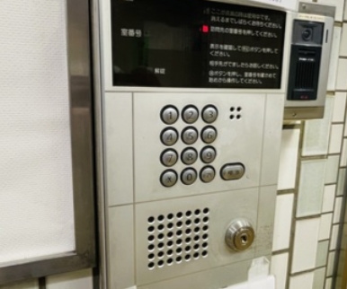 ユニハイツ池田山のセキュリティ|オートロックです。