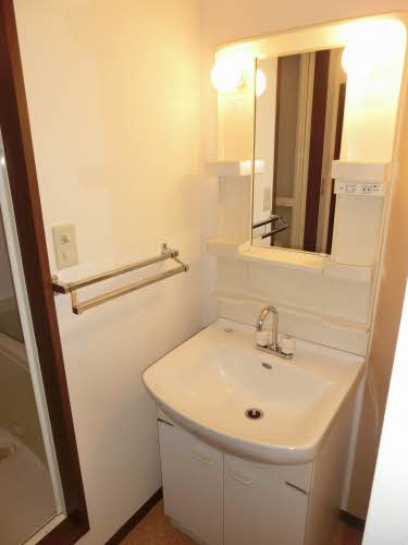 メゾン・Papier B棟の独立洗面台