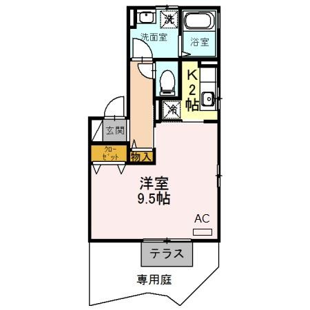 アウラ千里丘の間取り