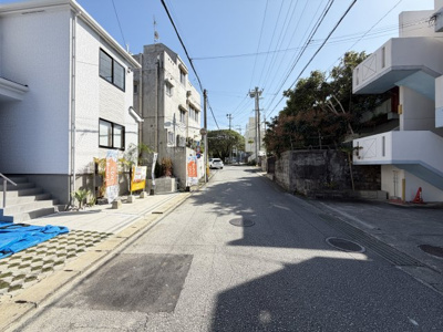 【前面道路含む現地写真】 | 浦添市牧港（限定1棟） | ※西側公道5.8m♪