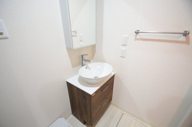 フジパレス杉本町駅北の洗面所|脱衣スペースもあります