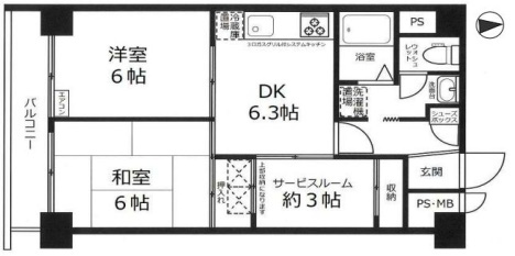 パレ・ドール池袋の間取り