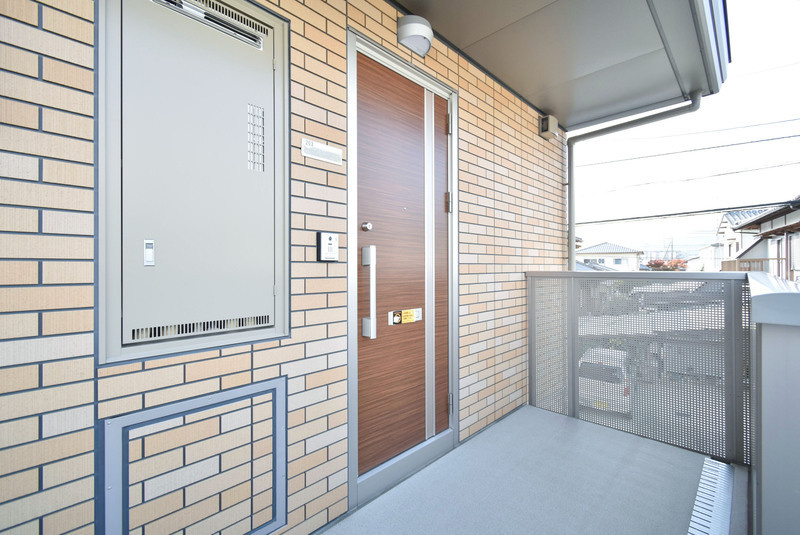 シオン壱番館【キャッシュバック対象物件】の玄関|シンプルで使いやすい玄関です