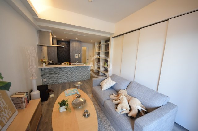 BRAVE松屋町の洋室|BRAVE松屋町　広いリビング