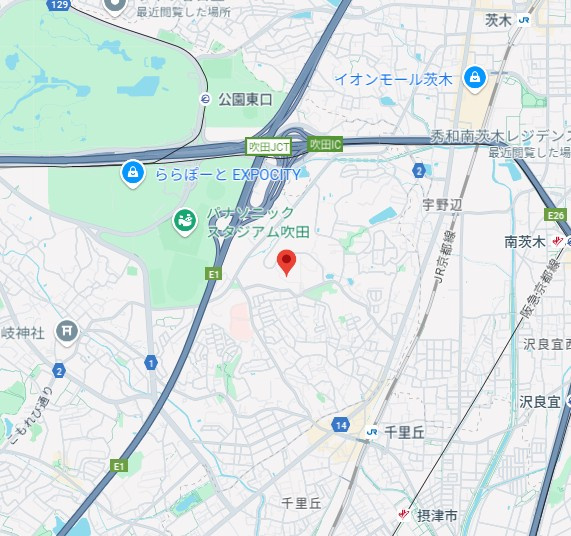 ミリカテラス2街区の地図