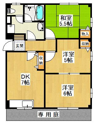 【間取り】 | 青葉丘マンション