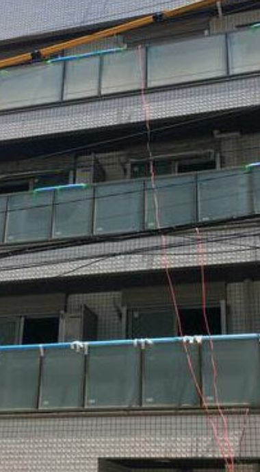 マミービルのバルコニー