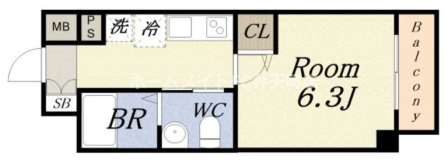 【間取り】 | Metrosa弁天町