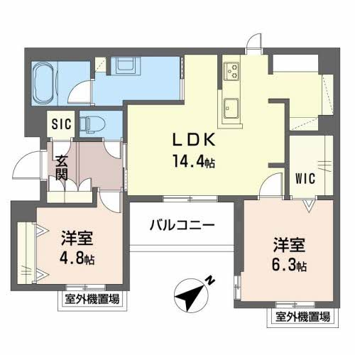 シャーメゾンさくら大久保駅前の間取り