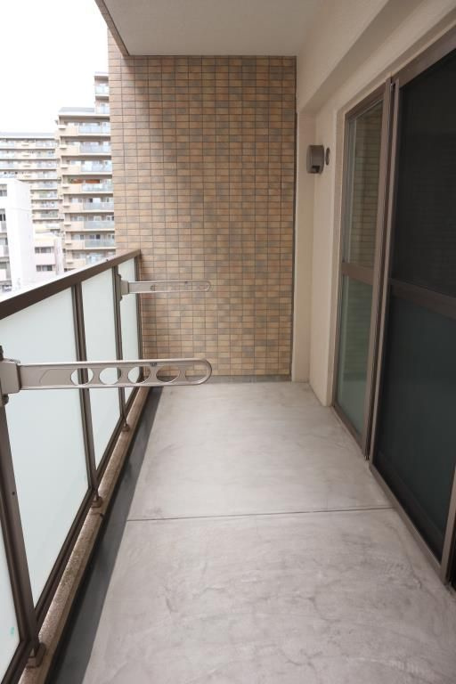 アベニール鷺洲のバルコニー