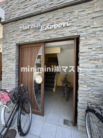 ハーベスト江戸堀のエントランス