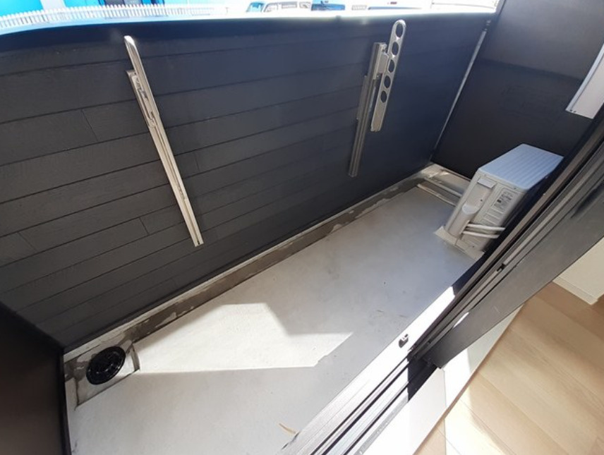 ドルチェ細江のバルコニー