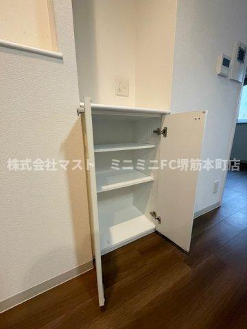 大阪市中央区東高麗橋の賃貸マンションの収納