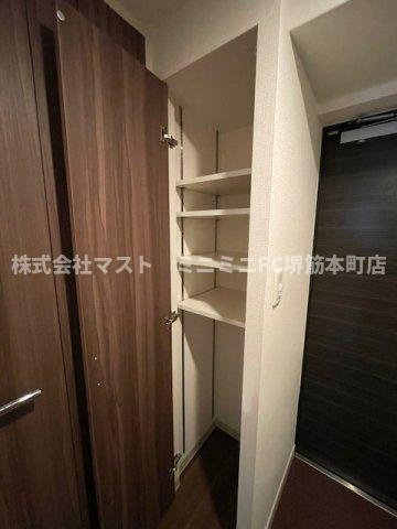 大阪市中央区東高麗橋の賃貸マンションの収納