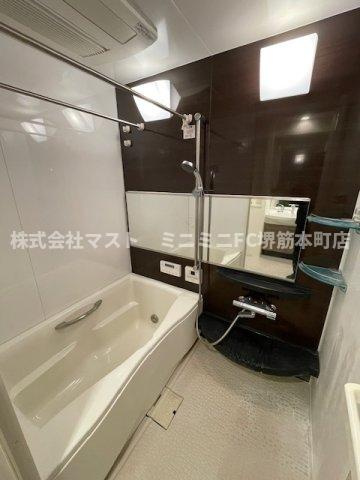 大阪市中央区東高麗橋の賃貸マンションの浴室