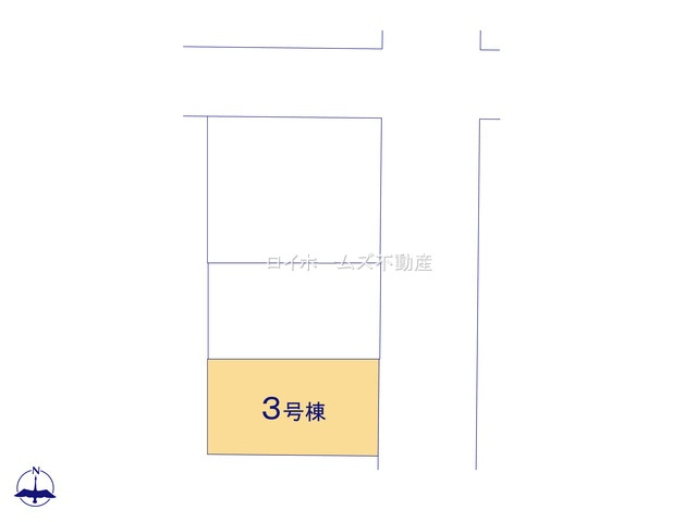 【区画図】 | 名古屋市昭和区丸屋町１丁目2-10『仲介料無料』新築戸建て | 3号棟