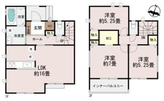 【間取り】 | 糸満市西崎町（全2棟）ラストA号棟 | A号棟　