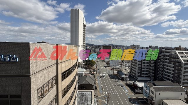 ＭＪＲ久留米城南の展望|東側の眺望で久留米市役所が見えます。