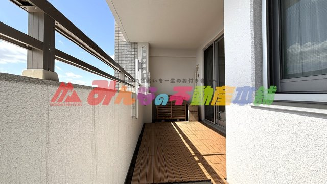 ＭＪＲ久留米城南のバルコニー