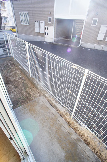 文京壱番館のバルコニー