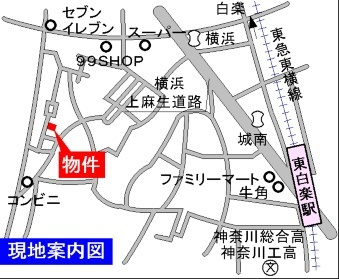 ガーデンヒルズの地図|案内図