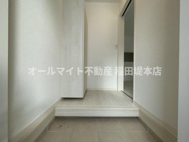 川崎市多摩区中野島６丁目の一戸建ての玄関