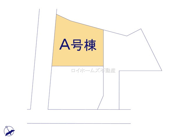 【区画図】 | 一宮市萩原町高松字東郷裏14-1『仲介料無料』新築戸建て | A号棟