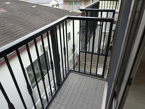 CASA楠丘のバルコニー