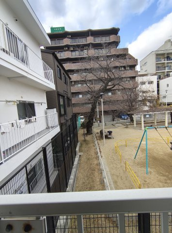 エーコープラッツのバルコニー