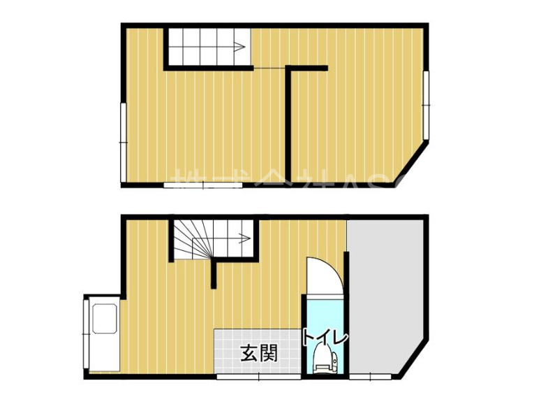 小池テナント貸家の間取り