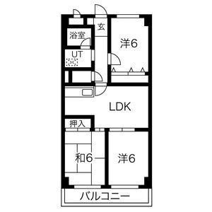 ロイヤルハイツ鶴見の間取り