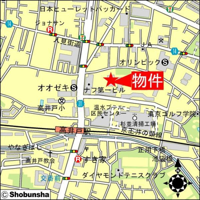 【地図】 | プレミアコンフォート高井戸