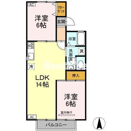 ハウスオブイマイセ Ａの間取り
