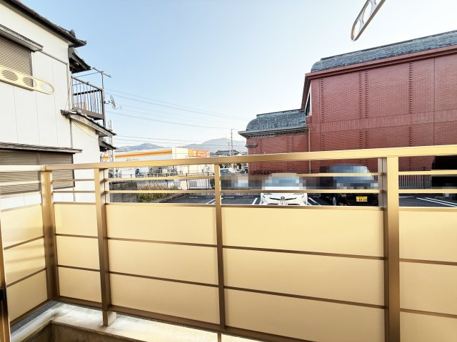 シャーメゾンかすみのバルコニー