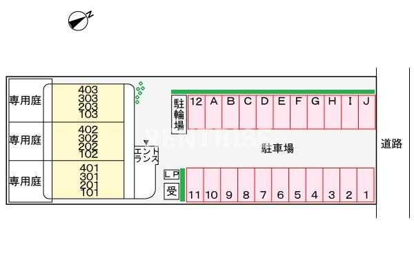 エトワール　ヒトミの駐車場|駐車場