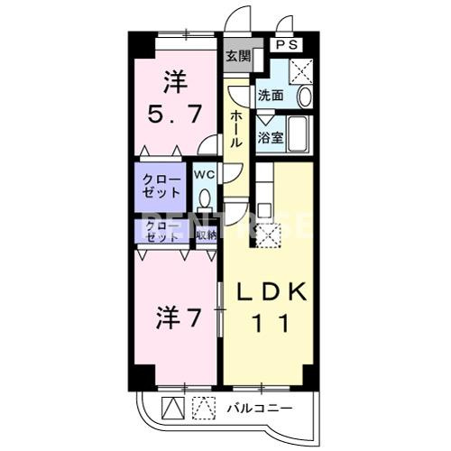 エトワール　ヒトミの間取り|間取図