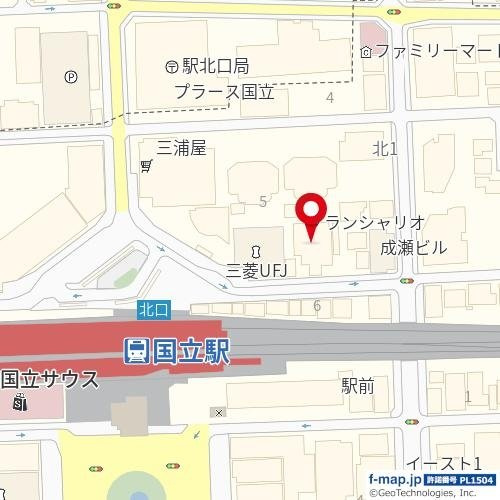 グランシャリオ国立の地図