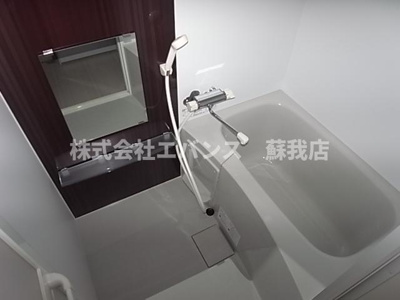 【浴室】 | 第一青山ハイツ | 落ち着いた空間のお風呂です