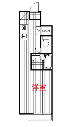 【間取り】 | トレジャーハウス南馬込 | 間取り図です