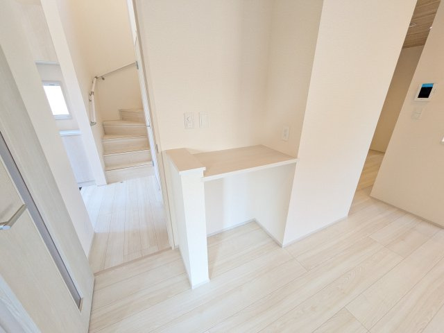 龍ケ崎市姫宮町　新築戸建の居間・リビング