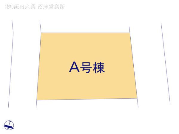 【区画図】 | 三島市徳倉4丁目 新築一戸建て | 区画図です
