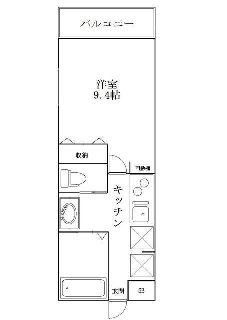 センチュリーオークＢ棟の間取り| 