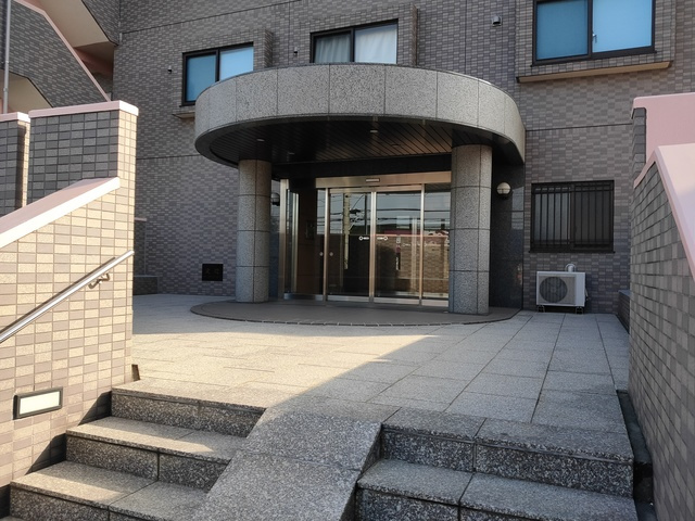 グランドゥール新家のエントランス