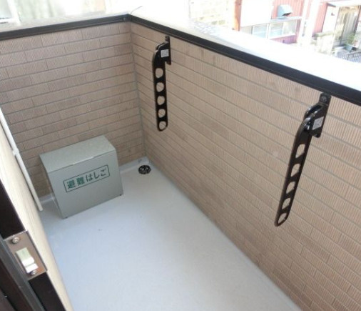 ソレイユ道場南のバルコニー