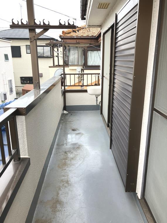 上田戸建のバルコニー