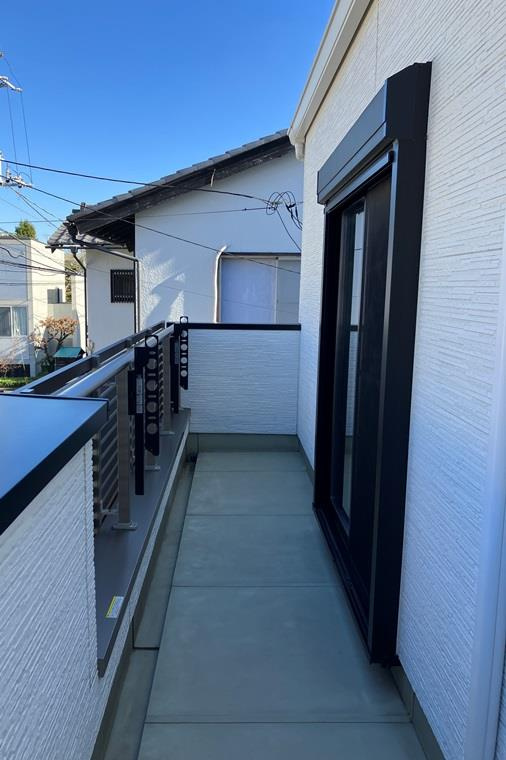 天沼戸建のバルコニー