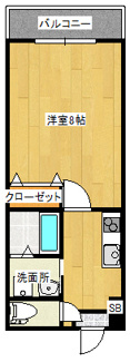 【間取り】 | ZEN烏丸五条