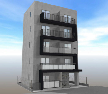 アリカ大森2の外観パース