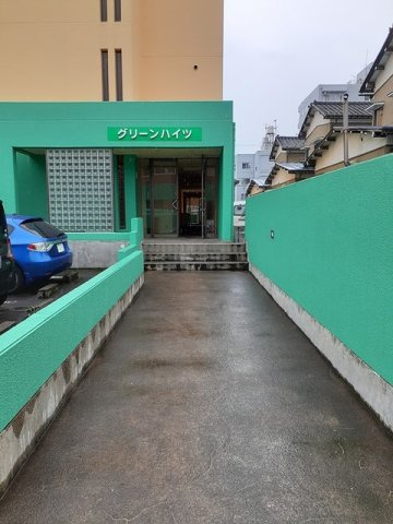 グリーンハイツのエントランス