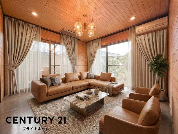 横浜市港北区仲手原２丁目の中古一戸建の洋室|1階リビングとしても利用可能の洋室
※家具等はCGでの参考レイアウトです。